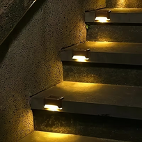 4x Saulės LED Lempa Laiptams Sode ir Terasoje