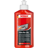Blizgiklis SONAX Polish + Wax Color Red 250ml