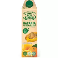 Apelsinų sultys su minkštimu 100% DON SIMON, 1 l