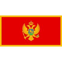 Svečių vėliava LINDEMANN Montenegro DVMONT30
