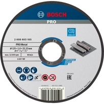 Pjovimo diskas, kampinis šlifuoklis BOSCH 2608603165