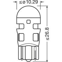Salono apšvietimo lemputė OSRAM 2825DRP-2BL