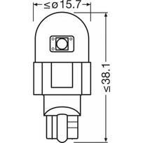 Salono apšvietimo lemputė OSRAM 921DWP-2BL