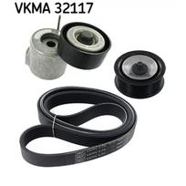V formos rumbuoto diržo komplektas SKF VKMA 32117
