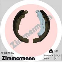 Rankinio stabdžio būgninių kaladėlių kompl. ZIMMERMANN 10990.160.6