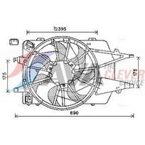 Ventiliatorius, radiatoriaus AVA Clever Choice FD7577