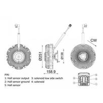 Radiatoriaus ventiliatoriaus sankaba MAHLE ORIGINAL CFC 275 000P