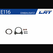 Katalizatoriaus montavimo komplektas LRT E116