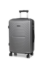 Vidutinis kelioninis lagaminas Airtex, 625/M, pilkos spalvos