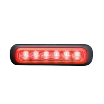Įspėjamasis žibintas STRANDS Dark Knight Warning Light Red 6 Led