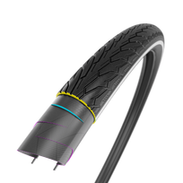 Dviračio padanga RUBENA Flash ST-Smart 700x40C Black