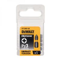 PZ varžtų antgalis DEWALT PZ3 Flextorq 25mm 5pcs