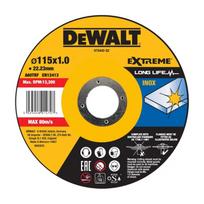 Pjovimo diskas, kampinis šlifuoklis DEWALT Extreme 115mm x 1mm x 22.23mm