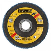 Kampinio šlifuoklio šlifavimo diskas DEWALT 125mm P60 T29 Flap Disc