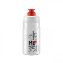 Dviračio butelis ELITE Jet 350ml Clear Red