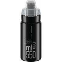 Dviračio butelis ELITE Jet Plus 550ml Black Grey