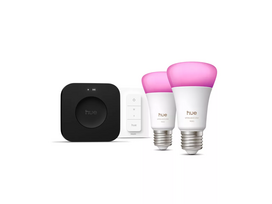 Išmaniųjų lempučių rinkinys su valdymo stotele PHILIPS Hue WCA A60 E27 2KIT