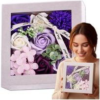 Flower Box muilo gėlės kvapnios rožės dovanų rinkinys