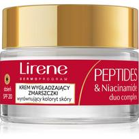 Lirene Peptides & Niacinamide Duo Complex standinamasis dieninis kremas nuo raukšlių brandžiai odai SPF 20+ 50 ml
