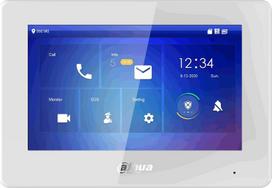 IP domofono monitorius 7 col. Wi-Fi,1024x600,Micro SD kortelės prievadas,PoE(802.3af) baltas, SIP | VTH5421HW-W | 6923172536037