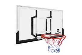 Krepšinio lenta Bilaro Dakota Class 130x80cm, 6mm grūdintas stiklas, su lanku ir tinkleliu | BL62102G