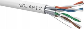SOLARIX Instalačný kábel, Cat6A, STP, LSOH Dca s1 d2 a1 - 500m/cievka | SXKD-6A-STP-LSOH | 8595684701050