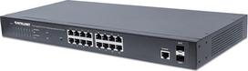 Switch Intellinet Network Solutions GIGABIT zarządzalny 16x RJ45 PoE+ / 2 sloty SFP (561198) | 561198 | 0766623561198