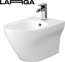 Bidet Cersanit Bidet zawieszany LARGA owalny z ukrytym montażem, Clean On, box K120-006 | 5901771008309 | 5901771008309