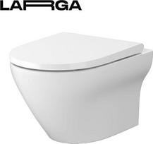 Miska WC Cersanit SET B331 Larga Oval CLEAN ON Deska Slim Wrap duroplastowa, wolnoopadająca, łatwe wypinanie  BOX (S701-472) | 5901771009443 | 5901771009443