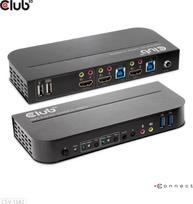 VIDEO SWITCH KVM HDMI 2PORT/CSV-1382 CLUB3D | CSV-1382 | 8719214472245