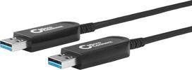 Kabel USB MicroConnect USB-A - USB-A 10 m Czarny (USB3.0AA10BOP) | USB3.0AA10BOP | 5706998942272
