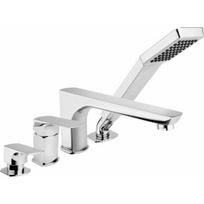 Bateria wannowa KFA Yoka 4-otworowe chrom (5535-210-00) | 5535-210-00 | 5907571552233