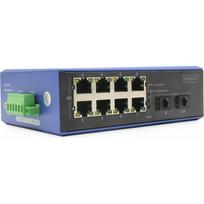 Switch Digitus DIGITUS Industrial 8+2 -Port Gigabit Ethernet PoE Switch 8 Port GE PoE RJ45 2 GE SFP Port | DN-651151 | 4016032489276