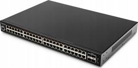 Switch Cudy Cudy GS2048PS4 Zarządzany L2 Gigabit Ethernet (10/100/1000) Obsługa PoE Czarny | GS2048PS4-720W | 6971690792725