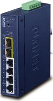 Switch Planet PLANET Industrial L2/L4 4-Port Zarządzany L2/L4 Gigabit Ethernet (10/100/1000) Niebieski | IGS-4215-4T2S | 4711605286466