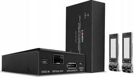 System przekazu sygnału AV Lindy Lindy 300m Fibre Optic DisplayPort 1.2 KVM Extender | 39376 | 4002888393768