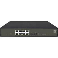 Switch LevelOne LevelOne GES-2110P łącza sieciowe Zarządzany L2 Gigabit Ethernet (10/100/1000) Obsługa PoE Czarny | GES-2110P | 4015867229217