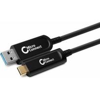 Kabel USB MicroConnect USB-A - USB-C 5 m Czarny (MC-USB3.2CA5OP) | MC-USB3.2CA5OP | 5715063026496