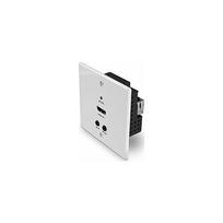 System przekazu sygnału AV Lindy Adap Lindy 70m Cat.6 HDMI 4K60 Wall Plate Extender | 38348 | 4002888383486