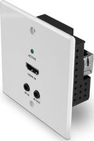 System przekazu sygnału AV Lindy Adap Lindy 70m Cat.6 HDMI 4K60 Wall Plate Extender | 38347 | 4002888383479