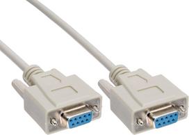 InLine 45pcs. Bulk-Pack ® Null Modem Cable DB9 female to female 2m | B-12222 | 4043718316229