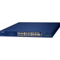 Switch Planet PLANET GS-4210-24UP4X łącza sieciowe Zarządzany L2/L4 Gigabit Ethernet (10/100/1000) Obsługa PoE Niebieski | GS-4210-24UP4X | 4711605287913