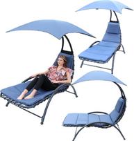 Saska Garden LEŻAK FOTEL Z PARASOLEM BERGAMO 200x125x180CM GRANAT | 5902431054445 | 5902431054445