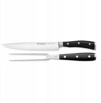 Wüsthof Zestaw- nóż kuchenny 20 cm i widelec - Classic Iko | W-1120360207 | 4002293101453