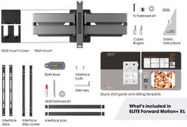 Vogels Elite TVM5855 Držiak na OLED/QLED televízor XXL pre televízory s uhlopriečkou 40–100" | 8712285354809 | 8712285354816