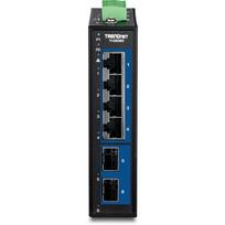 Switch TRENDnet TRENDnet 6-Port Industrial 2.5G DIN-Rail Switch with 10G SFP | TI-G5062 | 710931162882
