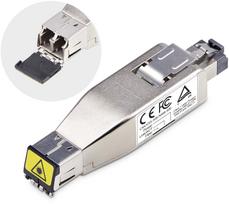 Konwerter światłowodowy StarTech .com Gigabit Fiber to RJ45 Ethernet Media Converter Micro Mini - Konwerter mediów - 1GbE - 1000Base-T, 1000Base-LX - RJ-45 / LC Single-Mode / LC Multi-Mode - do 10 km - 1310 nm - zgodny z TAA - dla P/N: 50FIBLCLC10, 5 | D01ML55P-FIBER-MEDIA | 065030909822