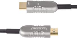 StarTech.com 100ft (30.4m) HDMI 2.1 Hybrid Active Optical Cable (AOC), CMP, Plenum Rated, 8K Ultra High Speed HDMI Fiber Optic Cable, 48Gbps, 8K 60Hz/4K 120Hz, HDR10+/FRL/TMDS/eARC - CMP In Wall HDMI 2.1/2.0 Cord (8K-A-100F-HDMI-CABLE) - Ultra High S | 8K-A-100F-HDMI-CABLE | 065030907897