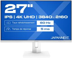 JAPANNEXT 68,5cm JN-IPS270UHD60F-C65W-HSP-W HDMI/DP UHD | JN-IPS270UHD60F-C65W-HSP-W | 4589511188866