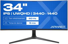 JAPANNEXT 86,4cm JN-IPS340UWQHD60C-C65W-HS curved UWQHD | JN-IPS340UWQHD60C-C65W-HS | 4589511188927